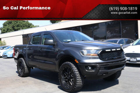 2019 Ford Ranger for sale at So Cal Performance SD, llc in San Diego CA