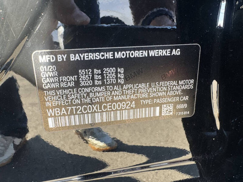 2020 BMW 7 Series 740i