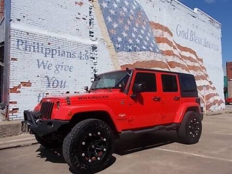 2013 Jeep Wrangler Unlimited for sale at LARRY'S CLASSICS in Skiatook OK