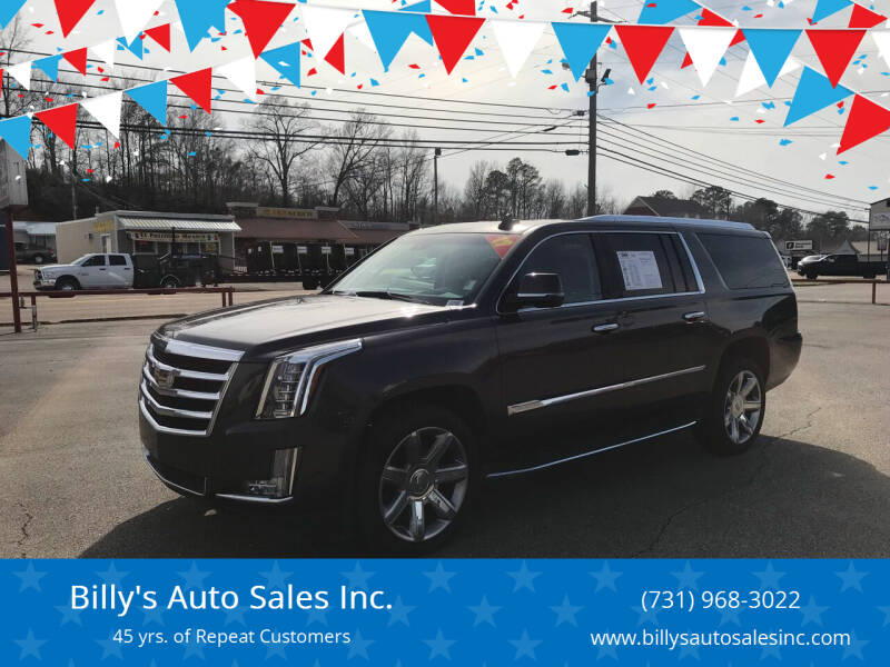 2017 Cadillac Escalade ESV for sale at Billy's Auto Sales in Lexington TN