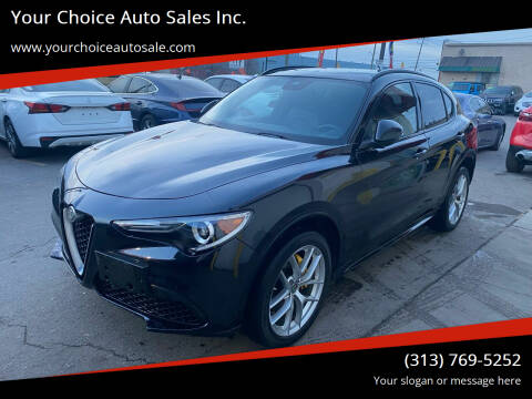 2020 Alfa Romeo Stelvio for sale at Your Choice Auto Sales Inc. in Dearborn MI