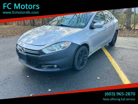 2013 Dodge Dart for sale at FC Motors in Manchester NH