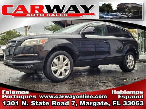 2008 Audi Q7 for sale at CARWAY Auto Sales in Margate FL