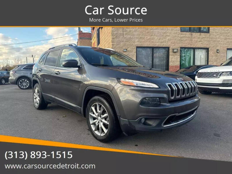 2017 Jeep Cherokee for sale at Car Source in Detroit MI