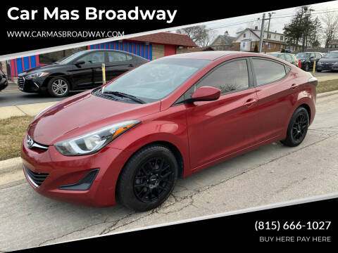 2016 Hyundai Elantra for sale at Car Mas Broadway in Crest Hill IL