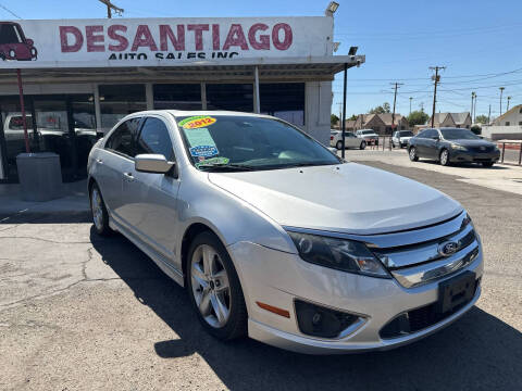 2012 Ford Fusion for sale at DESANTIAGO AUTO SALES in Yuma AZ