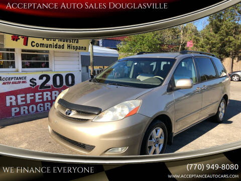 2006 Toyota Sienna for sale at Acceptance Auto Sales Douglasville in Douglasville GA