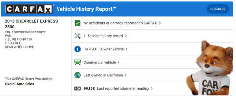 2013 Chevrolet Express 2500