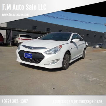 2015 Hyundai Sonata Hybrid for sale at F.M Auto Sale LLC in Dallas TX