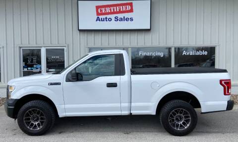 2016 Ford F-150 for sale at Certified Auto Sales in Des Moines IA