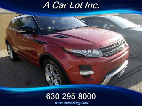2012 Land Rover Range Rover Evoque Coupe for sale at A Car Lot Inc. in Addison IL