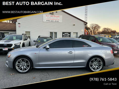 2016 Audi S5 for sale at BEST AUTO BARGAIN inc. in Lowell MA