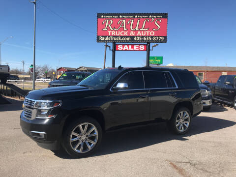 2016 Chevrolet Tahoe for sale at RAUL'S TRUCK & AUTO SALES, INC in Oklahoma City OK