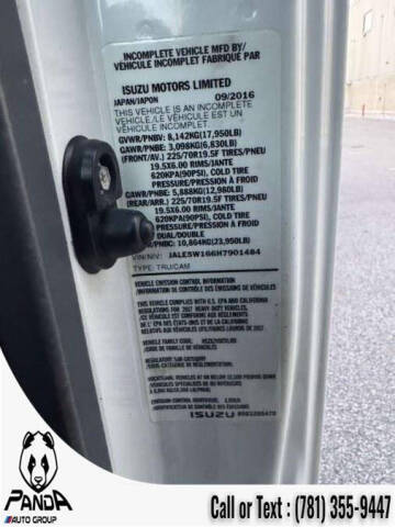 2017 Isuzu NQR