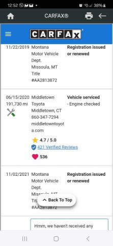 2012 Toyota Prius Two