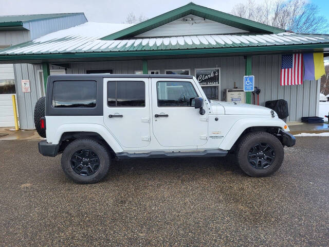 2015 Jeep Wrangler Unlimited for sale at Clarks Auto Sales Inc in Lakeview, MI