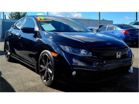 2019 Honda Civic for sale at ATWATER AUTO WORLD in Atwater CA