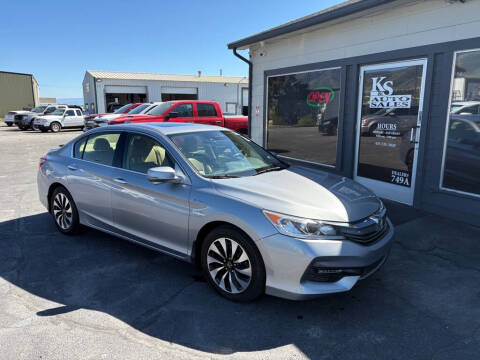 2017 Honda Accord Hybrid for sale at K & S Auto Sales in Smithfield UT