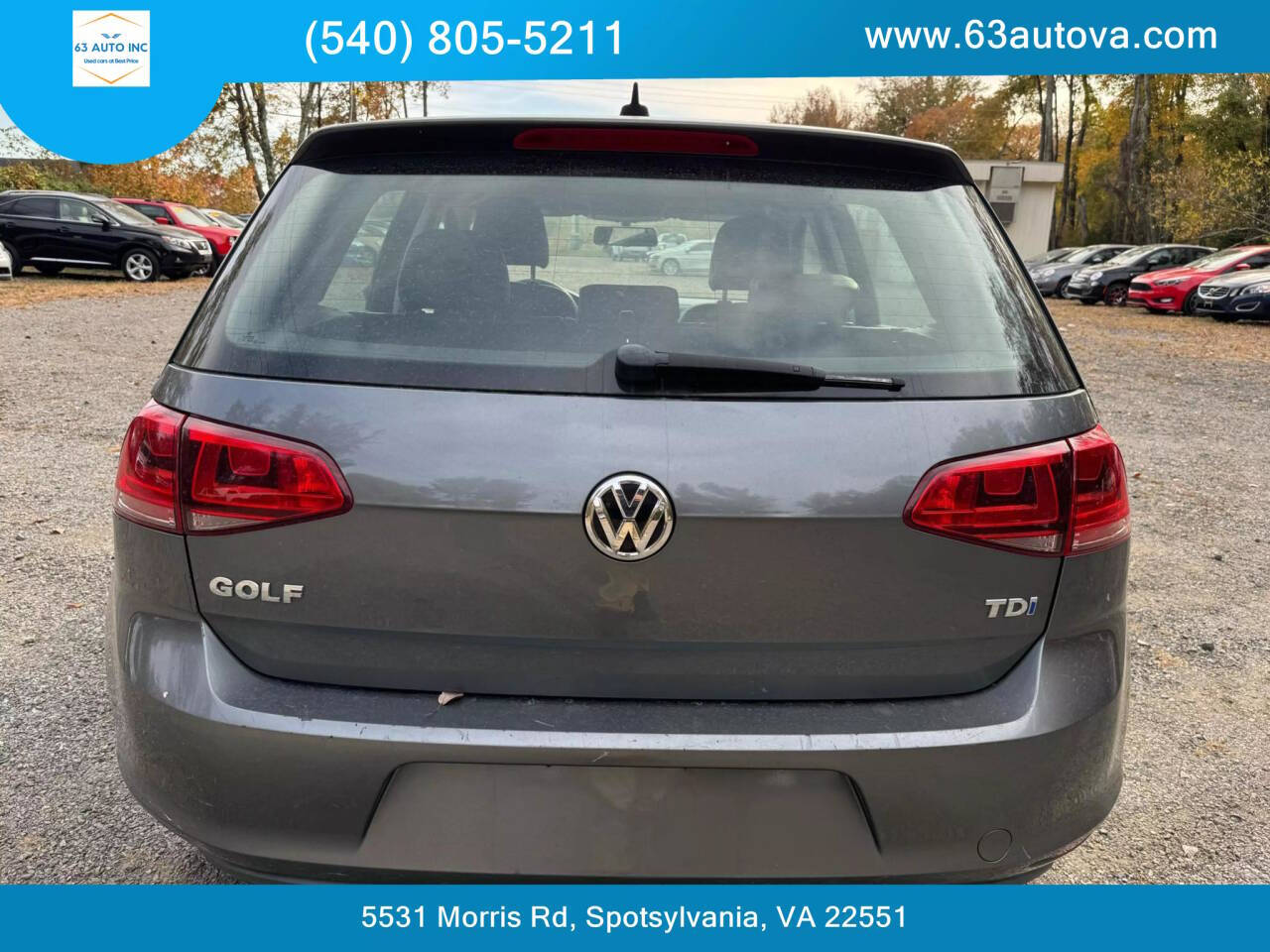 2015 Volkswagen Golf for sale at 63 Auto Inc in Spotsylvania, VA