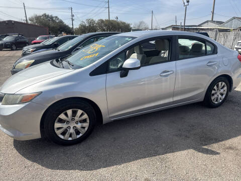 2012 Honda Civic for sale at FAIR DEAL AUTO SALES INC in Houston TX