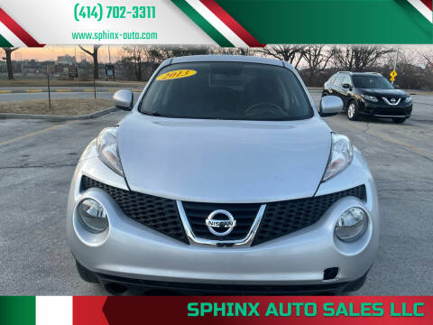 2013 Nissan JUKE for sale at Sphinx Auto Sales LLC in Milwaukee WI