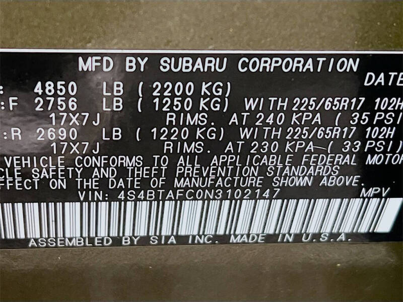 2022 Subaru Outback Premium