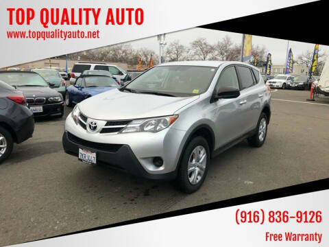 2015 Toyota RAV4 for sale at TOP QUALITY AUTO in Rancho Cordova CA