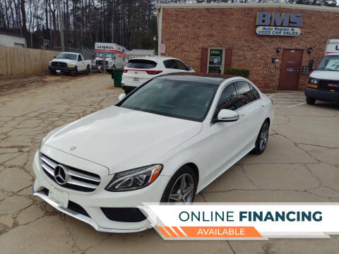 2016 Mercedes-Benz C-Class for sale at BMS Auto Repair & Used Car Sales in Fayetteville GA