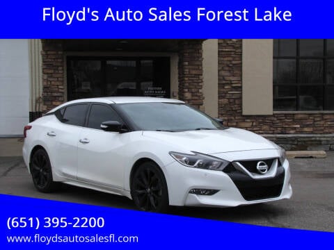 2017 Nissan Maxima for sale at Floyd's Auto Sales Forest Lake in Forest Lake MN