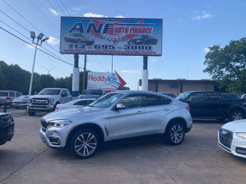 2018 BMW X6 for sale at ANF AUTO FINANCE in Houston TX