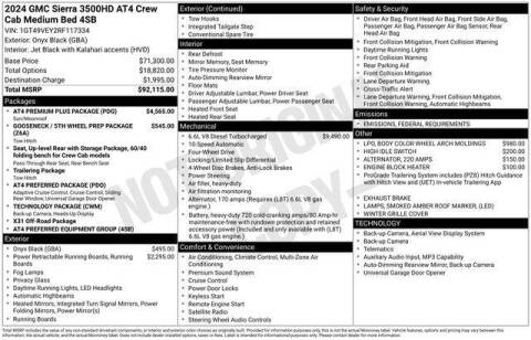 2024 GMC Sierra 3500HD