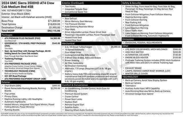 2024 GMC Sierra 3500HD
