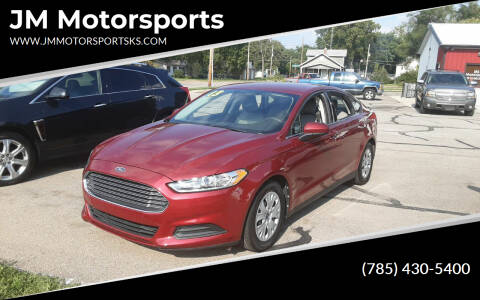 2013 Ford Fusion for sale at JM Motorsports in Topeka KS