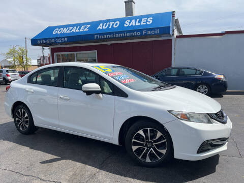2015 Honda Civic for sale at Gonzalez Auto Sales in Joliet IL