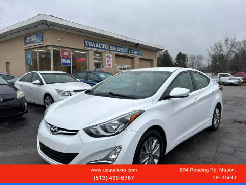 2015 Hyundai Elantra for sale at USA Auto Sales & Services, LLC in Mason OH