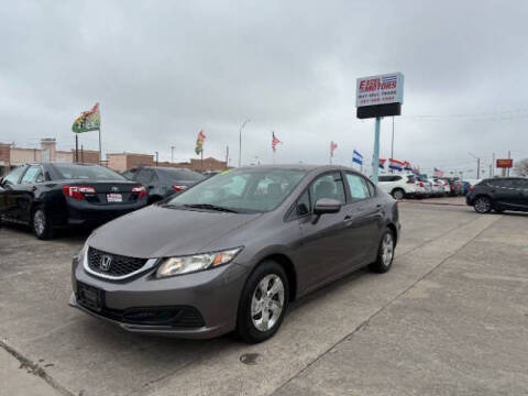 2014 Honda Civic for sale at Excel Motors in Houston TX