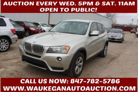 2012 BMW X3 for sale at Waukegan Auto Auction in Waukegan IL