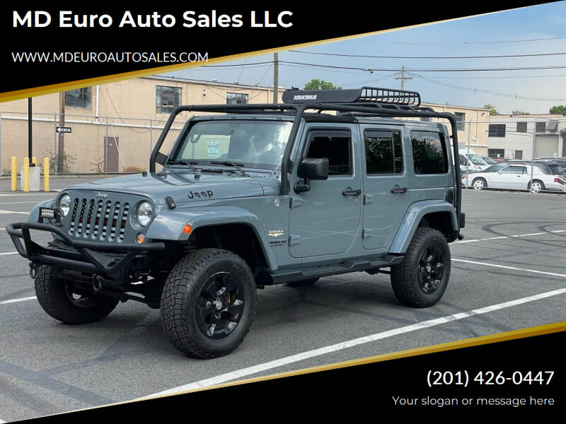 2015 Jeep Wrangler Unlimited for sale at MD Euro Auto Sales LLC in Hasbrouck Heights NJ