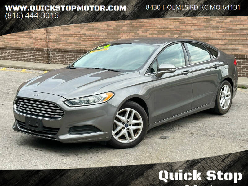 2014 Ford Fusion for sale at Quick Stop Motors in Kansas City MO