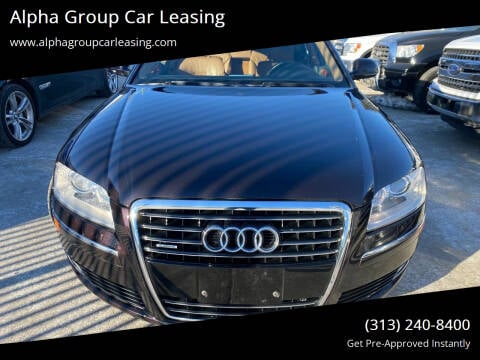 2008 Audi A8 for sale at Alpha Group Car Leasing in Redford MI