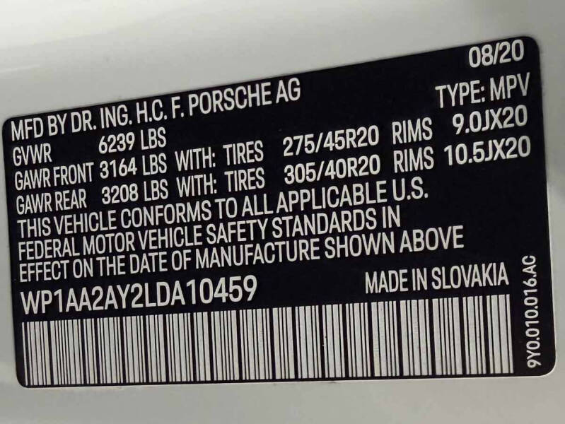 2020 Porsche Cayenne