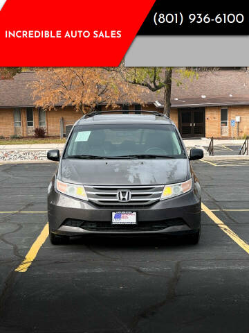 2011 Honda Odyssey for sale at INCREDIBLE AUTO SALES in Bountiful UT