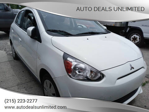 2014 Mitsubishi Mirage for sale at AUTO DEALS UNLIMITED in Philadelphia PA