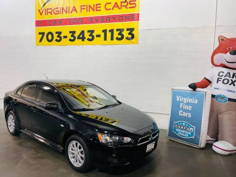 2012 Mitsubishi Lancer for sale at Virginia Fine Cars in Chantilly VA