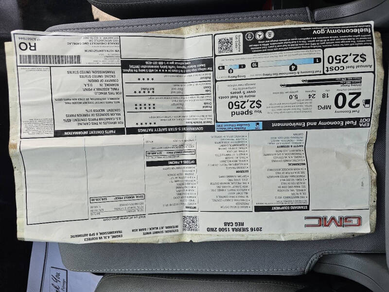 2016 GMC Sierra 1500