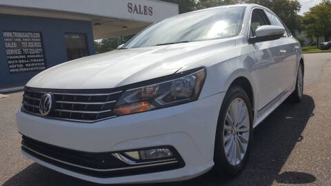 2016 Volkswagen Passat for sale at Trimax Auto Group in Norfolk VA