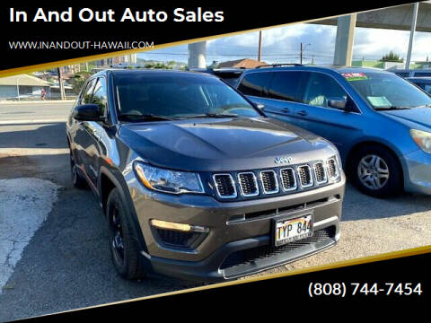 2019 Jeep Compass for sale at In and Out Auto Sales in Aiea HI