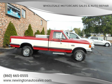 1989 Ford F-250 for sale at WHOLESALE MOTORCARS Sales & Auto Repair in Newington CT