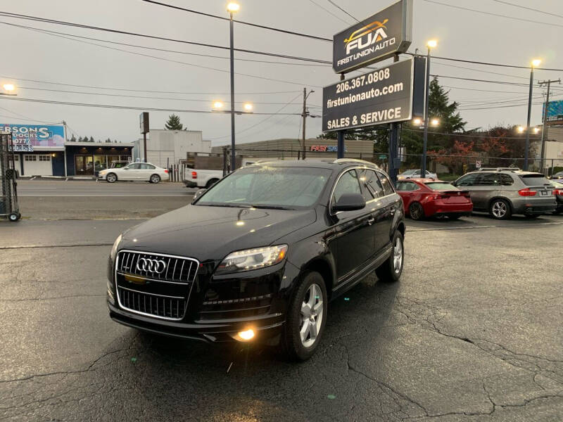 2014 Audi Q7 for sale at First Union Auto in Seattle WA