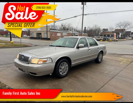 2006 Mercury Grand Marquis for sale at Family First Auto Sales Inc in Chicago Heights IL